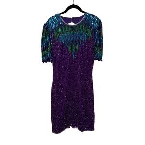 stenay beaded dress vintage Elegant Strapless Shiny Beaded Sequin Long Prom Dresses Formal Evening –  EvaFashionDress main image 1